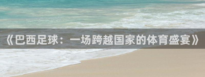  《巴西足球：一场跨越国家的体育盛宴》