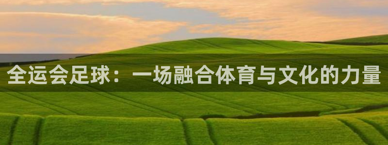 全运会足球：一场融合体育与文化的力量